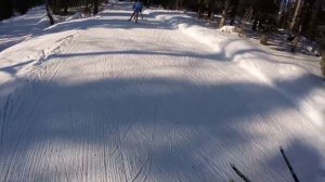 Лыжная гонка от первого лица в г.Березовский. "Лыжня России 2022"