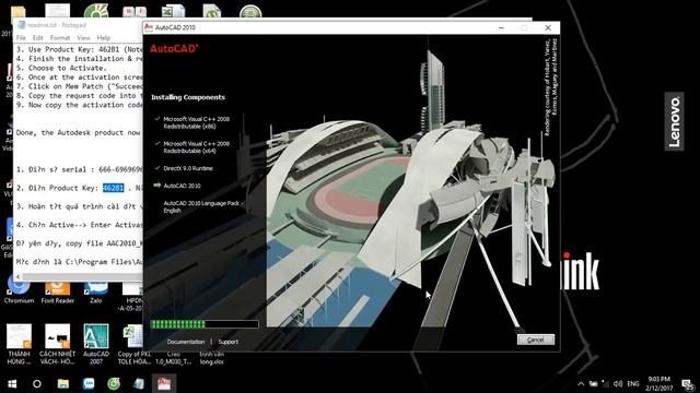 cài đặt autocad 2010 / install autocad 2010 смотреть онлайн