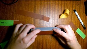 Подготовка точильного бруска (наклейка наждачной бумаги)