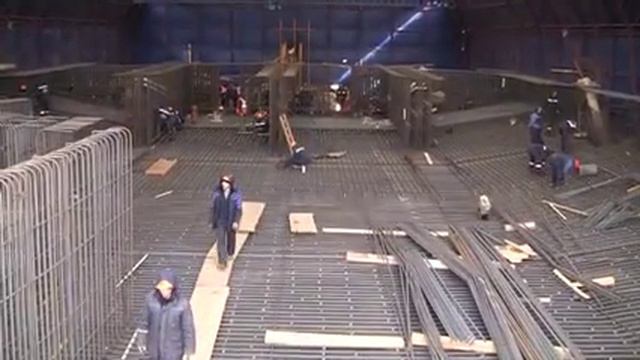 Мост на остров Русский балка жесткости. 25-02-2011 смотреть онлайн