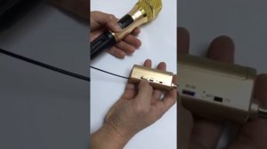 how to adjusting pairing connecting UHF wireless handheld microphone change MIC frequency point