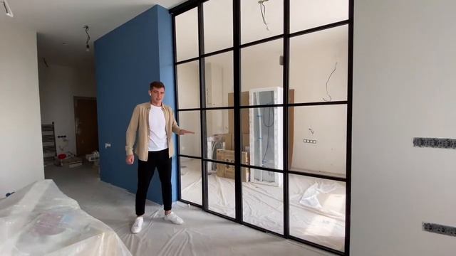 Межкомнатная раздвижная перегородка
