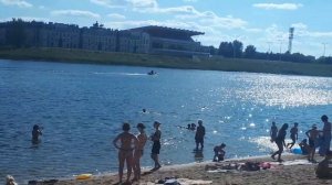 пляж Твери на волге2022год в командировке