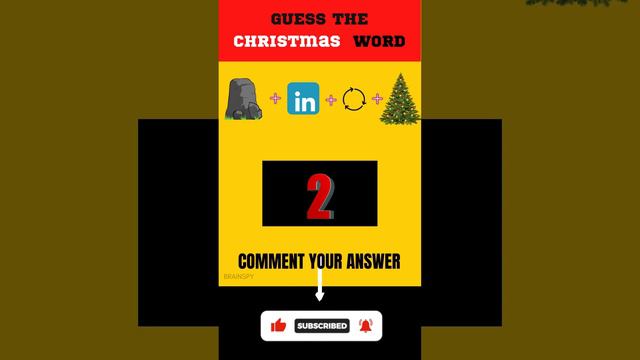 TRY TO GUESS THE CHRISTMAS WORD BY EMOJI WITHIN 10 SECONDS.