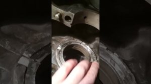 Обработка посадки полукольца коленвала