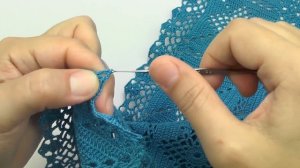 КАЙМА крючком вязание блузки ОБВЯЗКА кружевной каймой низа изделия crochet hem for blouse