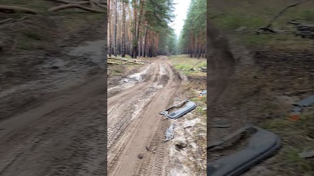 Донбасс. Группа украинских военнослужащих наехала на танковую мину.