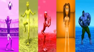 COLOR DANCE CHALLENGE DAME TU COSITA Косита Для Детей Me Kemaste vs hulk Alien Green