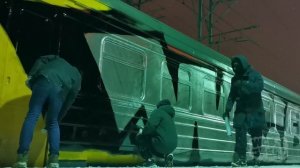 ГРАФФИТИ БОМБИНГ В МОСКВЕ / ХРОМ И ЧЁРНЫЙ / ВКБС КРЮ 14 ЛЕТ / МОЯ КОМАНДА СТАРШЕ ТЕБЯ СЫН