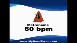 Metronome 60 bpm  - 5 minutes - Just a click