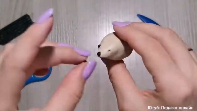 ЕЖИК из пластилина и зубочисток! Поделки своими руками. Творчество с детьми. How to make a hedgehog