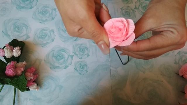 Маленькие розочки из бумаги DIY Mellas