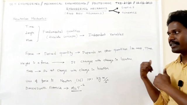 Engineering Mechanics an introduction | polytechnic trb | Tamil |