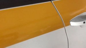 Kia K5. Оклейка такси магнитами. Желтая светоотражающая магнитная лента ГОСТ.