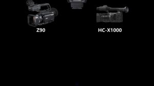 Sony PXW-Z90 vs Panasonic HC-X1000