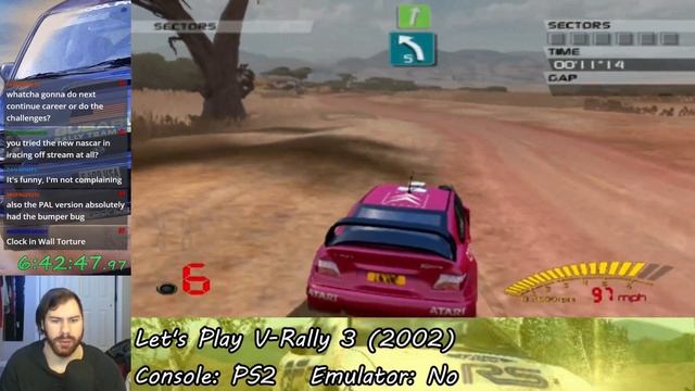 V-Rally 3 (PS2) - Africa Time Attack (Let's Play Part 11) смотреть онлайн