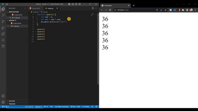 Function call in Javascript | Methods in Javascript | Javascript Tutorial Beginners to Advanced