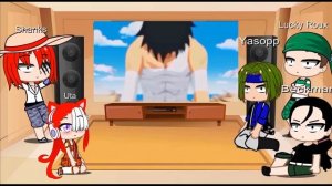 ? Shanks crew and Uta react to Luffy/Joyboy | Gacha Club | One piece react ?