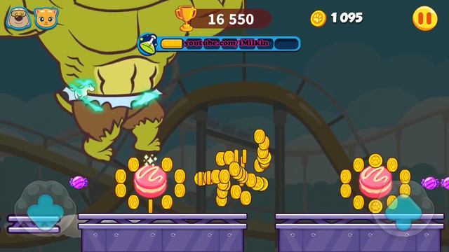 Talking Tom Candy Run Challenge Ginger Vs Robber Best Fighting NEW GAME смотреть онлайн