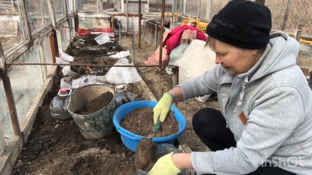 Открываю прикоп в теплице. Кто со мной? Первые посевы. смотреть онлайн