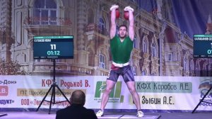 Чемпионат России 2021. Толчок ДЦ, в.к. +85. г. Ростов на Дону