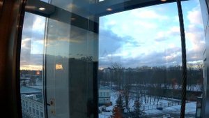 Вид с седьмого этажа ТЦ Акрополь из Кабины Лифта  Как далеко видно  с седьмого этажа ТЦ Акрополь?