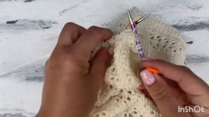 Мастер - класс: ажурная кофточка на пуговках для девочки. Идеально для школы!