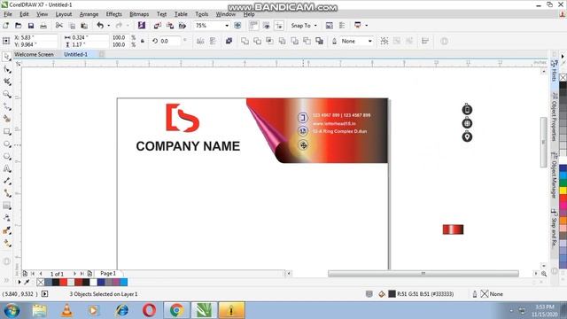 Letterhead Design In Coreldraw | Letterhead Design | Coreldraw Tutorial | Letterhead Template