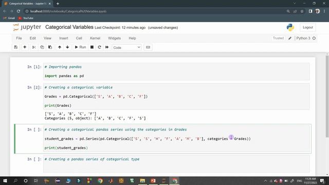 Handling Categorical Variables using Pandas || Python for Data Science смотреть онлайн