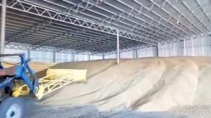 Самодельная установка на КУН ! Буртовка зерна !!! 5 тонн за 5 минут!!!