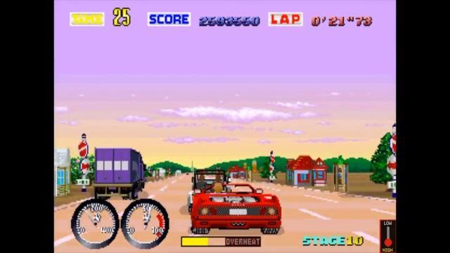 Turbo Outrun Arcade Walkthrough смотреть онлайн