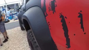 Volkswagen VW Amarok V6 Offroad tuning show car by Delta matte black colour walkaround K0949