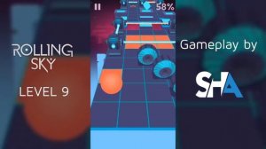 Rolling Sky E-Labyrinth 100% Complete All Gems 20/20