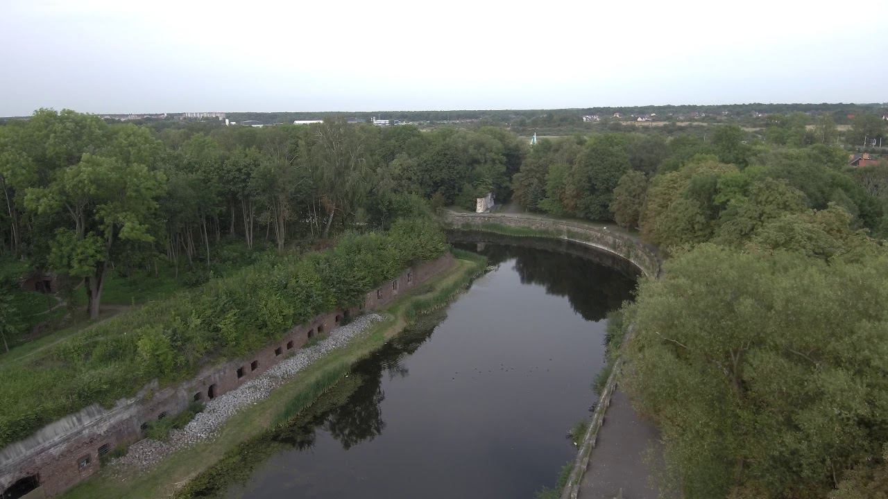 Аэропрогулка Форт №5 города Калининграда смотреть онлайн