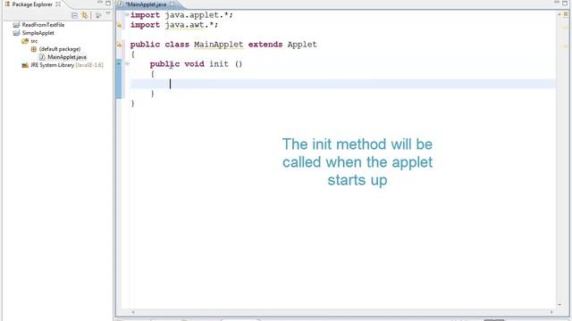 Simple Applet - Java Quick Tip смотреть онлайн