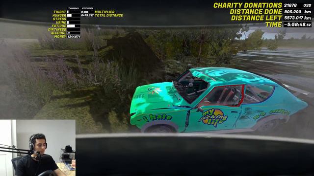 Driving for 24 hours in My Summer Car (Part 2) смотреть онлайн