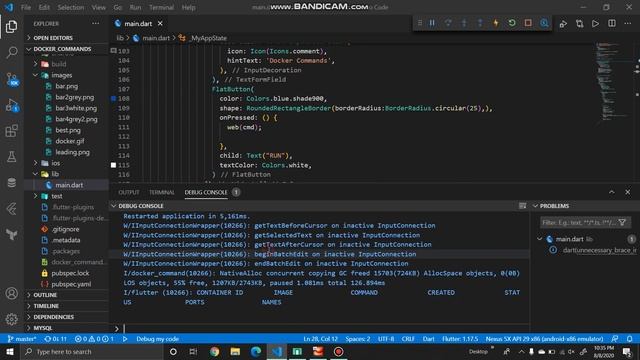 Docker Commands in Flutter App | Integration of Docker with Flutter App | Beautiful User Interface смотреть онлайн