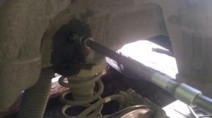 Замена  задних амортизаторов Хёндай Солярис