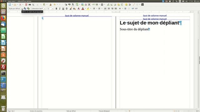 Un dépliant de communication avec LibreOffice Writer #5 смотреть онлайн
