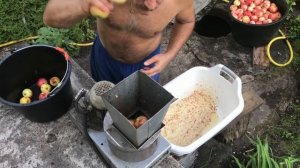 Давим сок с центрифугой "цента"