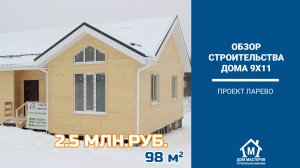 Дом за 2,5 млн.руб. всё как в видео.