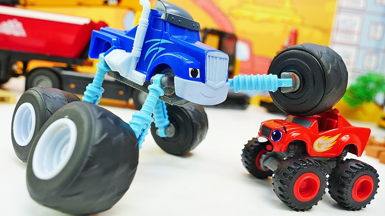 Вспыш и Чудо Машинки Крушила увеличился и стал плохим мультики про машинки и игрушки
