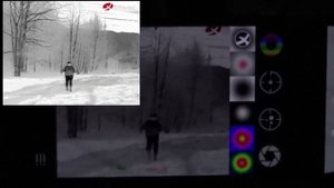 Как видит ночью тепловизор T2Pro Xinfrared на разных расстояниях зимой