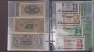 World paper money collection 2022. Europe. Part 1. Коллекция банкнот мира. Европа. Часть 1.