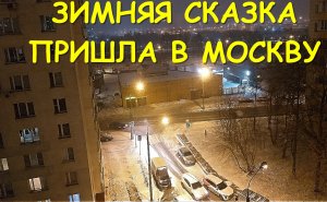 Москву НАКРЫЛ снегопад года, СТОЛИЦУ ЗАМЕЛО. Сильная метель 23.11.23
