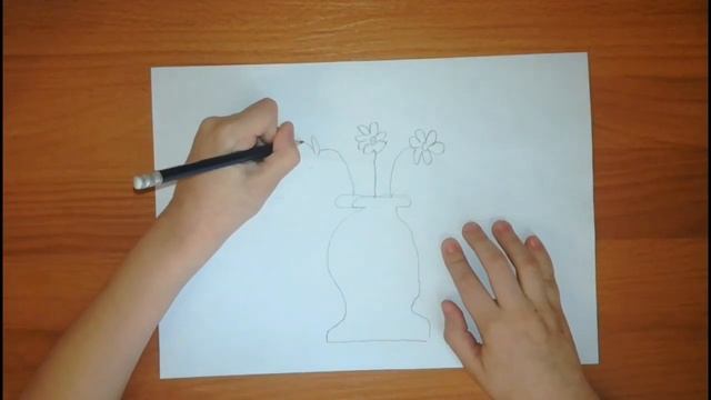 Рисую вазу с цветами / Своими руками