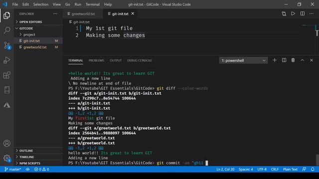 GIT - Stage And Commit