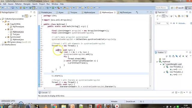 Java Interview 13-Synchonization of ArrayList -Part02 смотреть онлайн