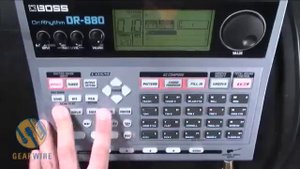 BOSS DR-880: Drum Machine Overview