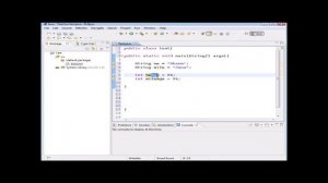 Beginner Java Tutorial #4 Declaring & Initializing Variables, Displaying Text